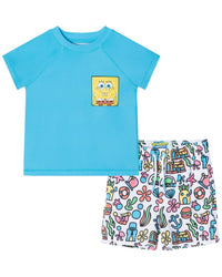 Andy & Evan X Spongebob Squarepants™ Rashguard Set