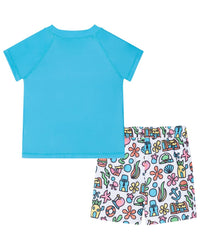 Andy & Evan X Spongebob Squarepants™ Rashguard Set
