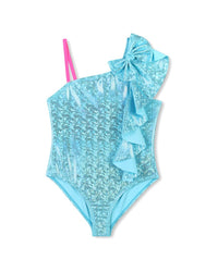 Billieblush Ruffle Trim Swimsuit