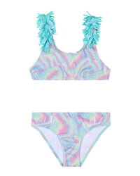 Billieblush Ruffle Trim Swimsuit