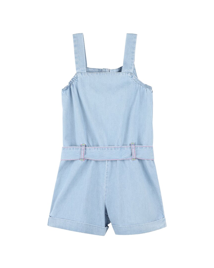 Billieblush Denim Embroidered One-Piece