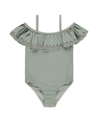 Rylee + Cru Collective Off-The-Shoulder One-Piece