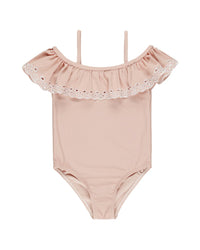 Rylee + Cru Collective Off-The-Shoulder One-Piece