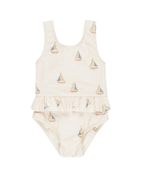 Rylee + Cru Collective Skirted One-Piece