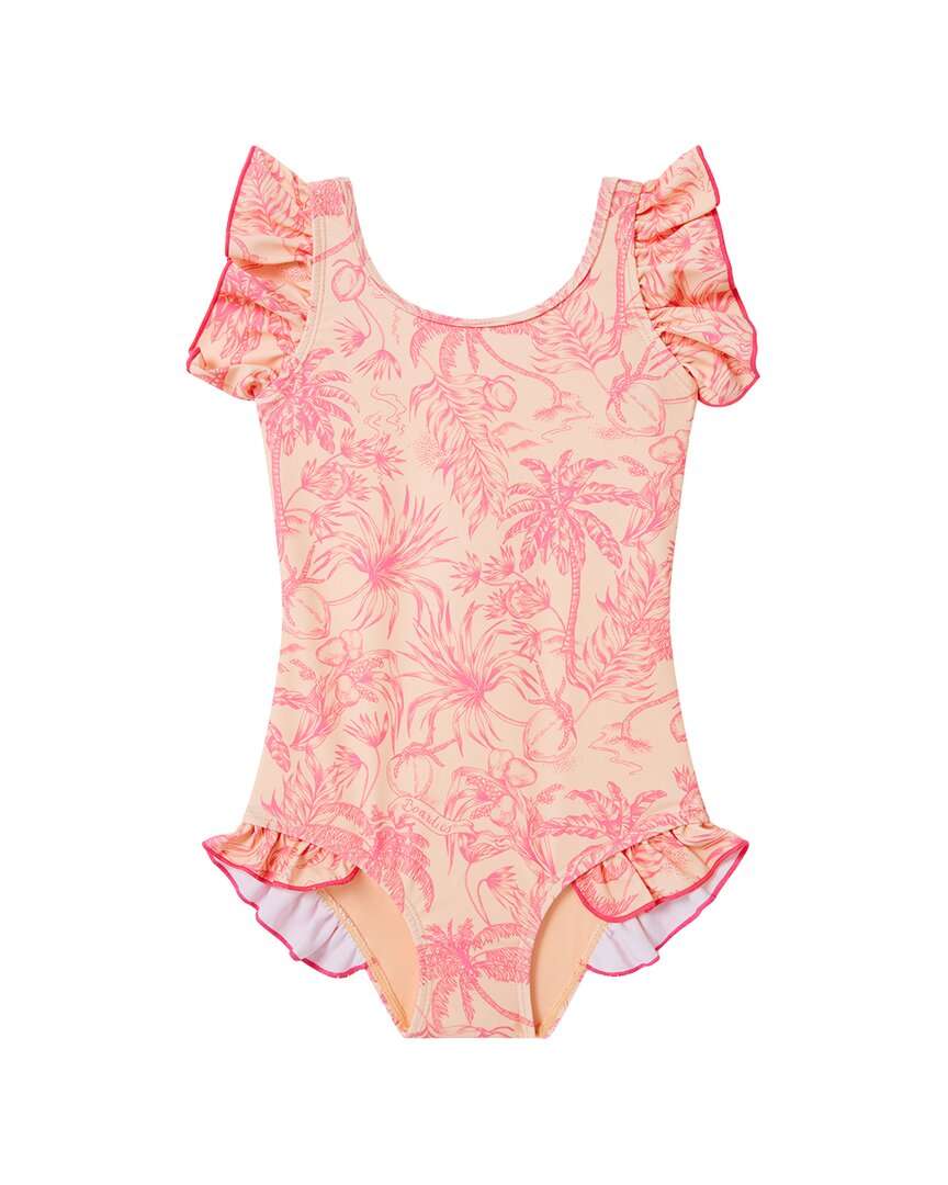 Boardies® Peach Please Ruffles Swimsuit