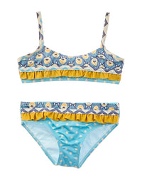 Azul Swimwear Touch Of Gold Bandeau Bikini
