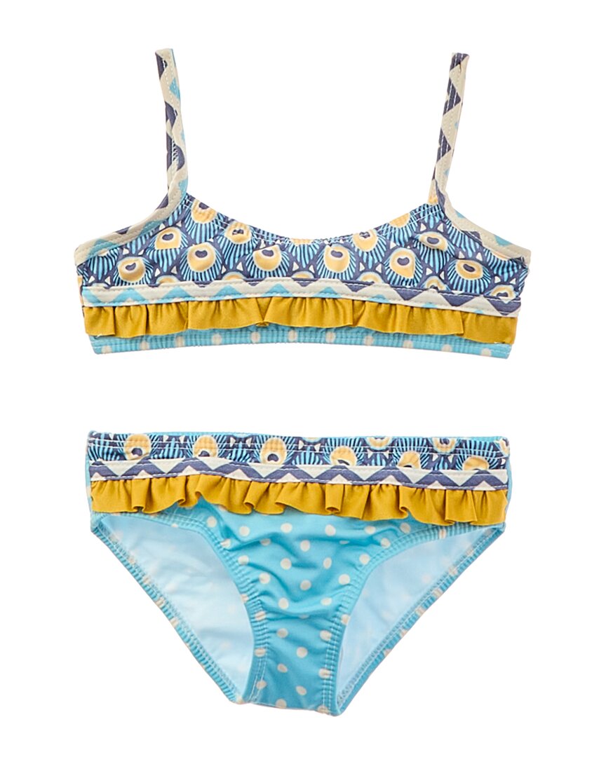 Azul Swimwear Touch Of Gold Bandeau Bikini