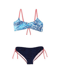 Azul Swimwear American Dream 2Pc Bikini 4 (Little Girl S) Blue