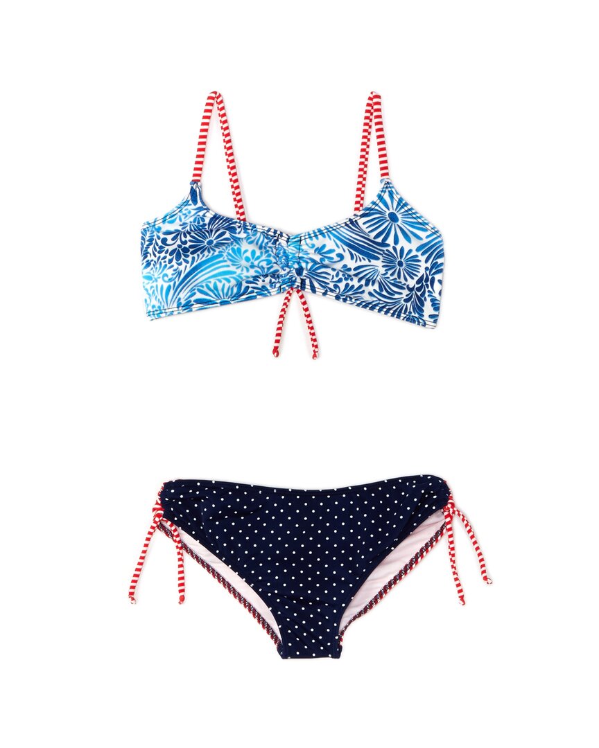 Azul Swimwear American Dream 2Pc Bikini 4 (Little Girl S) Blue