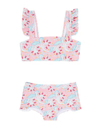 Minnow Bandeau Bikini & Swim Short Set