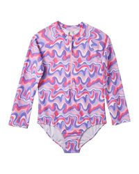 Kensie Girl Wavy Rashguard