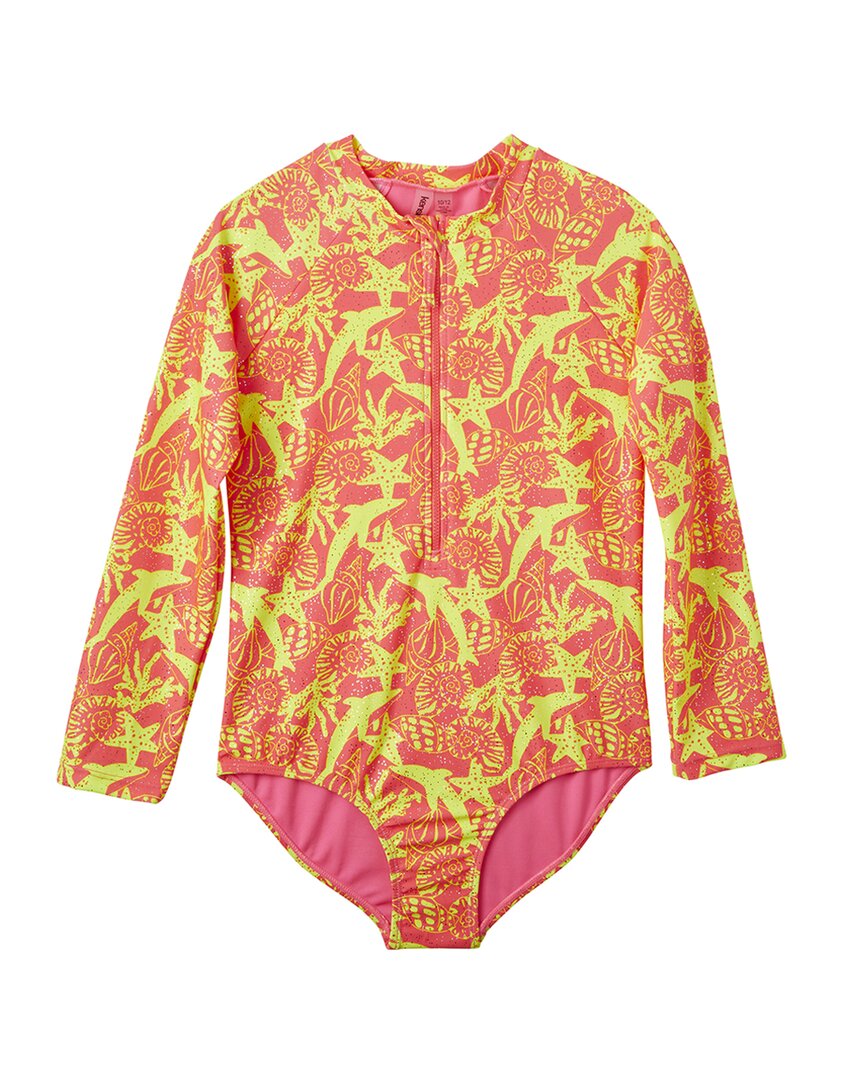 Kensie Girl Iridescent Ocean Rashguard