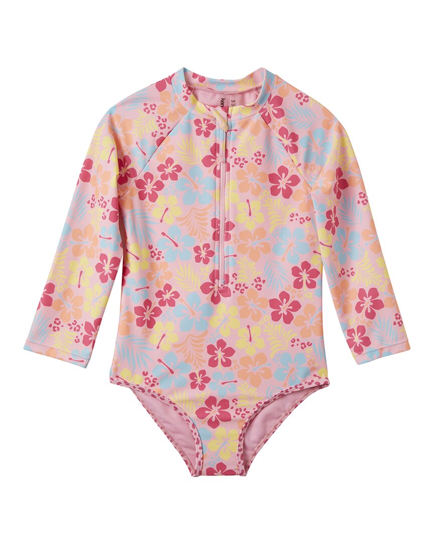 Kensie Girl Tropical Cheetah Rashguard