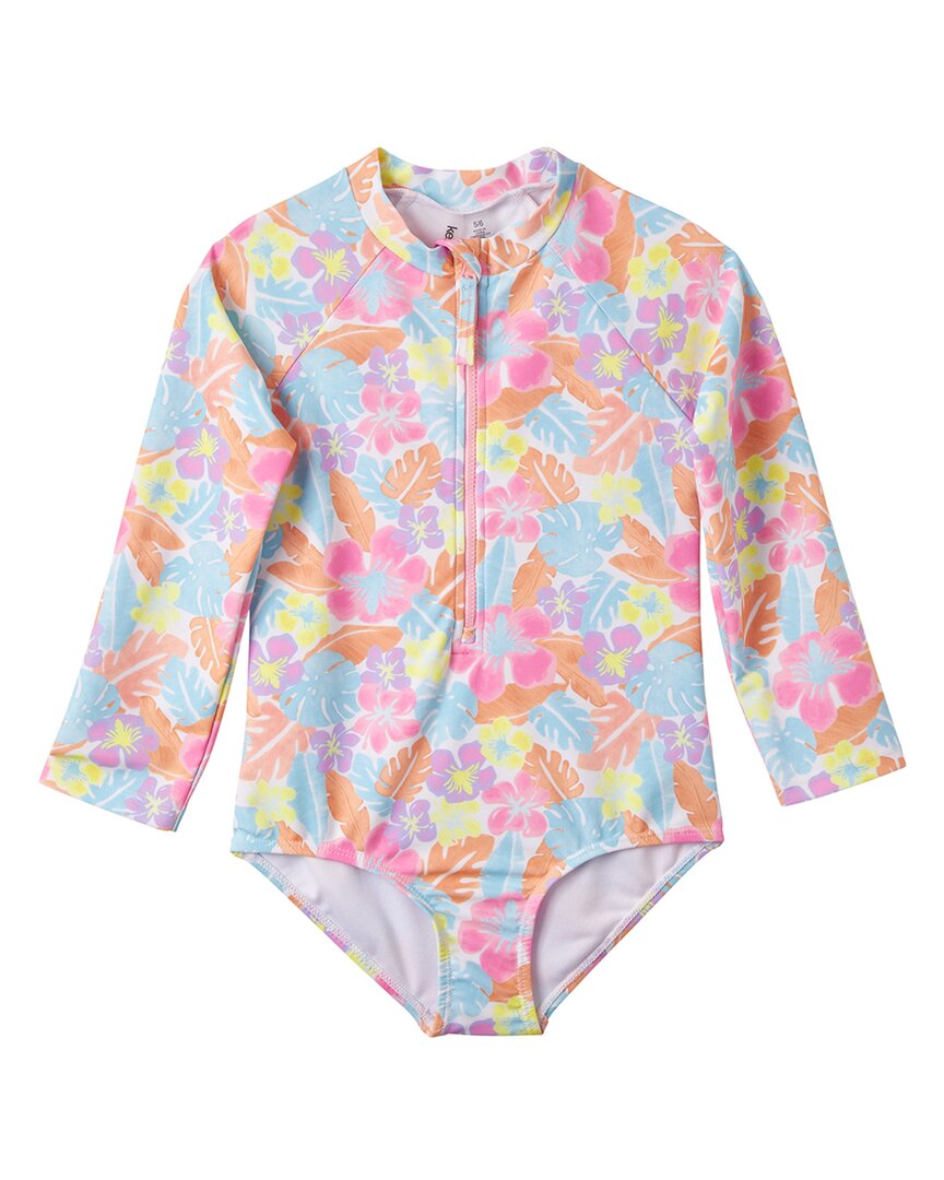 Kensie Girl Tropical Floral Rashguard