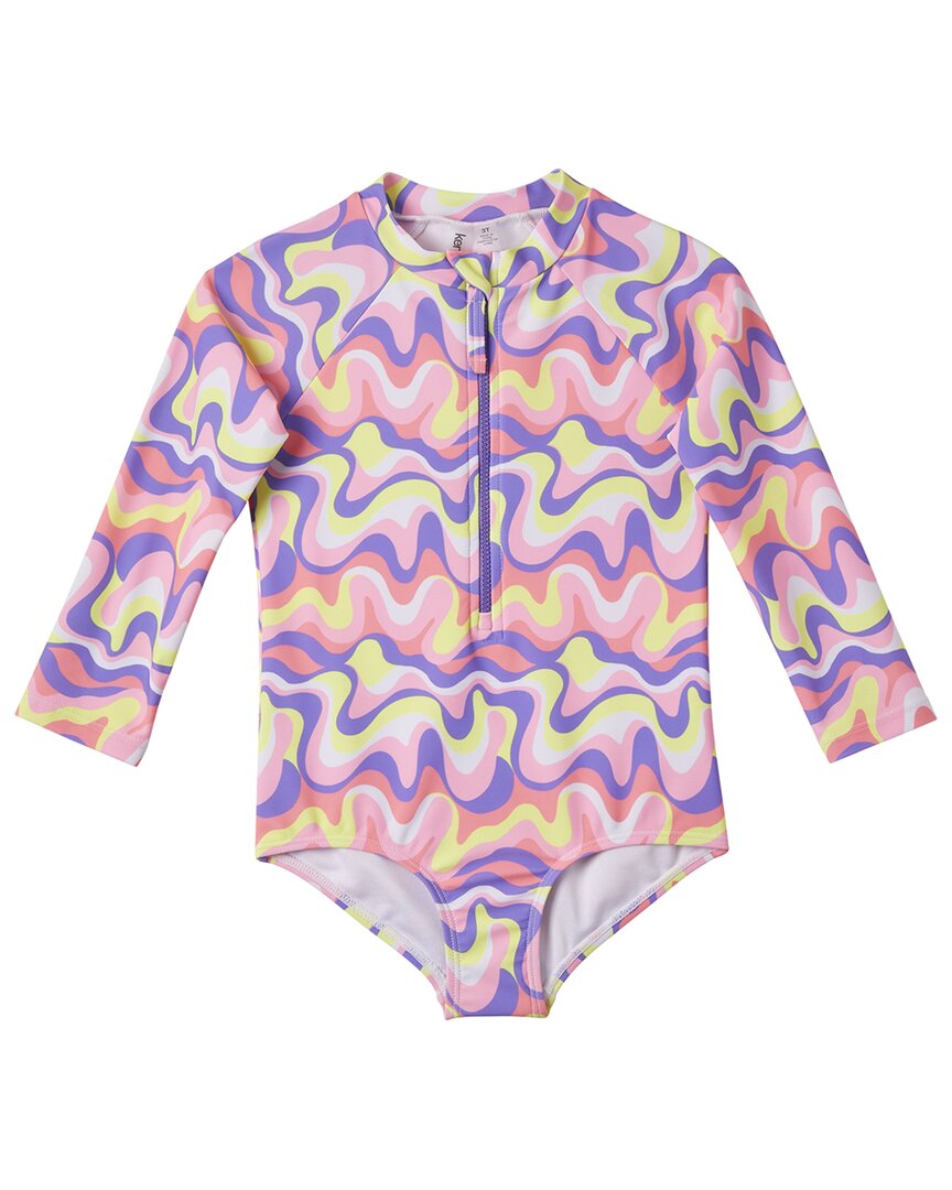 Kensie Girl Wavy Rashguard