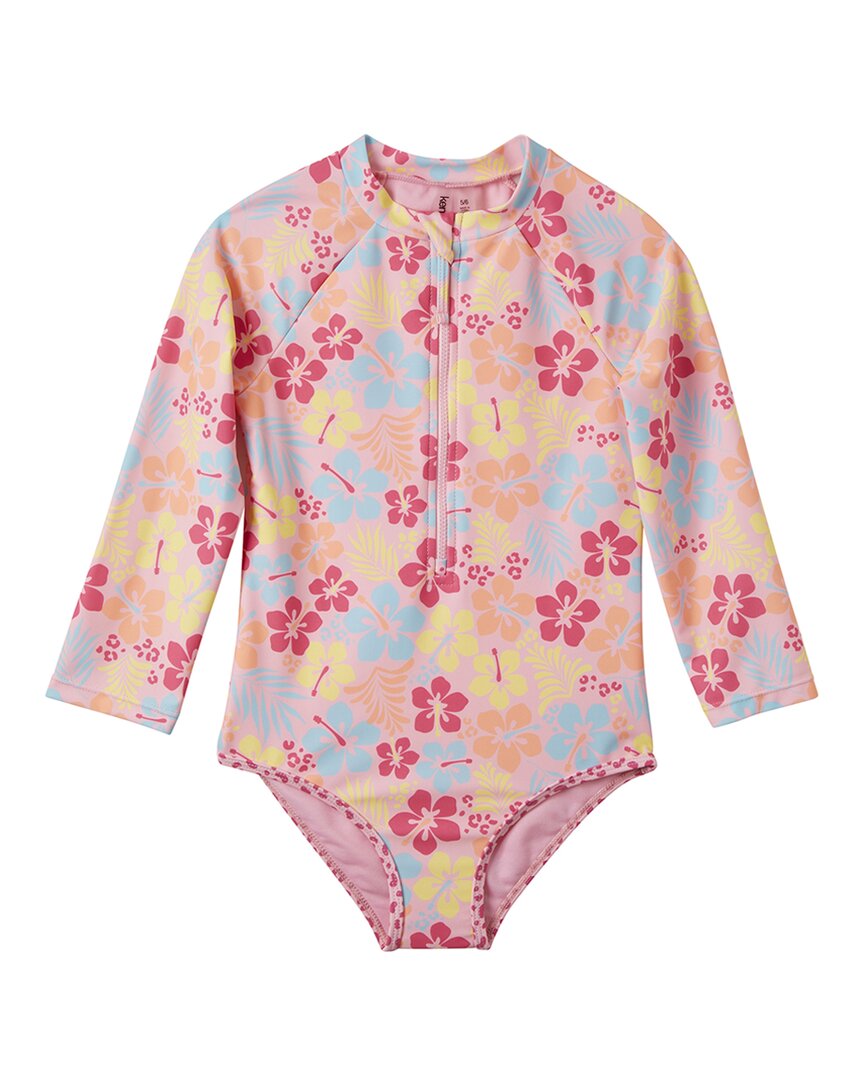 Kensie Girl Tropical Cheetah Rashguard