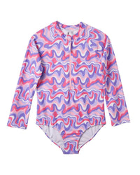 Kensie Girl Wavy Rashguard