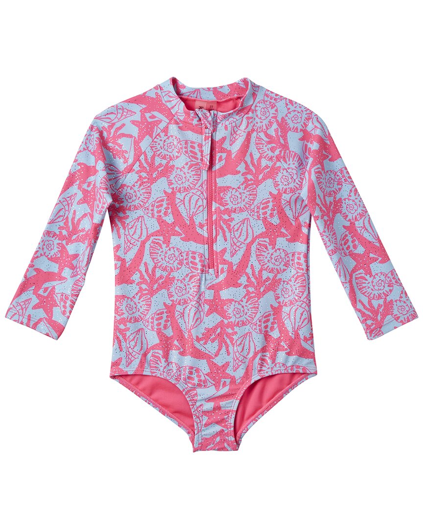 Kensie Girl Iridescent Ocean Rashguard