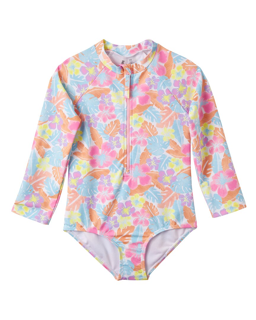 Kensie Girl Tropical Floral Rashguard