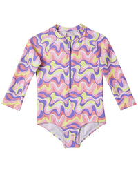 Kensie Girl Wavy Rashguard