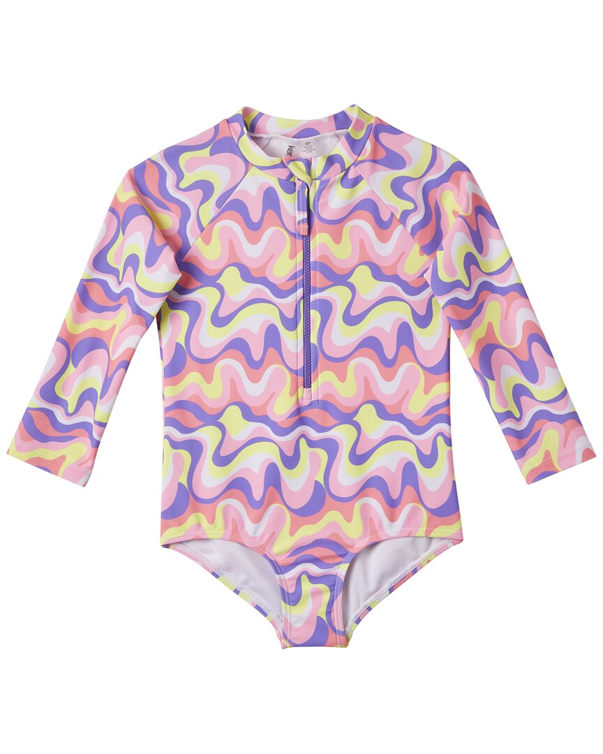 Kensie Girl Wavy Rashguard