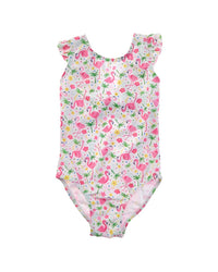 Flap Happy One Piece Flamingo Party Swimsuit