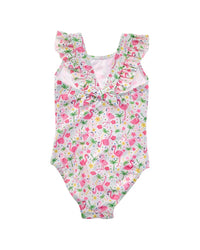 Flap Happy One Piece Flamingo Party Swimsuit