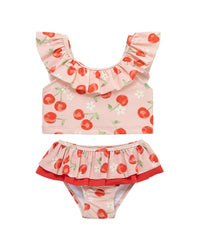 Little Me Cherry Swimsuit