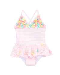 Little Me 3D Multi Swimsuit