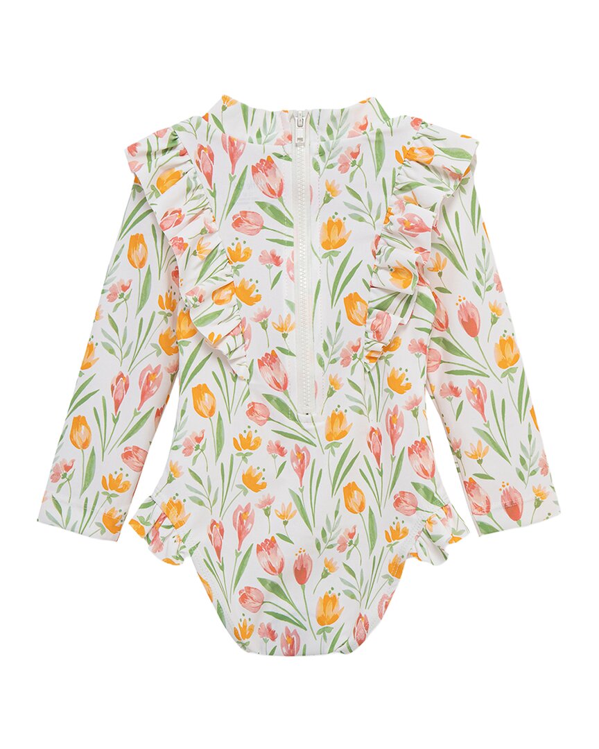 Little Me Crocus One-Piece Rashguard