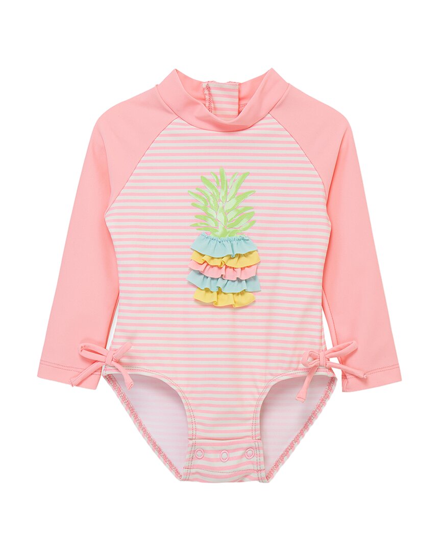 Little Me Pineapple One-Piece Rashguard