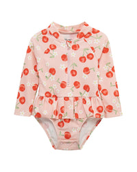 Little Me Cherry One-Piece Rashguard