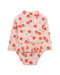 Little Me Cherry One-Piece Rashguard