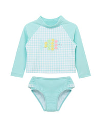 Little Me 2Pc Fish Rashguard