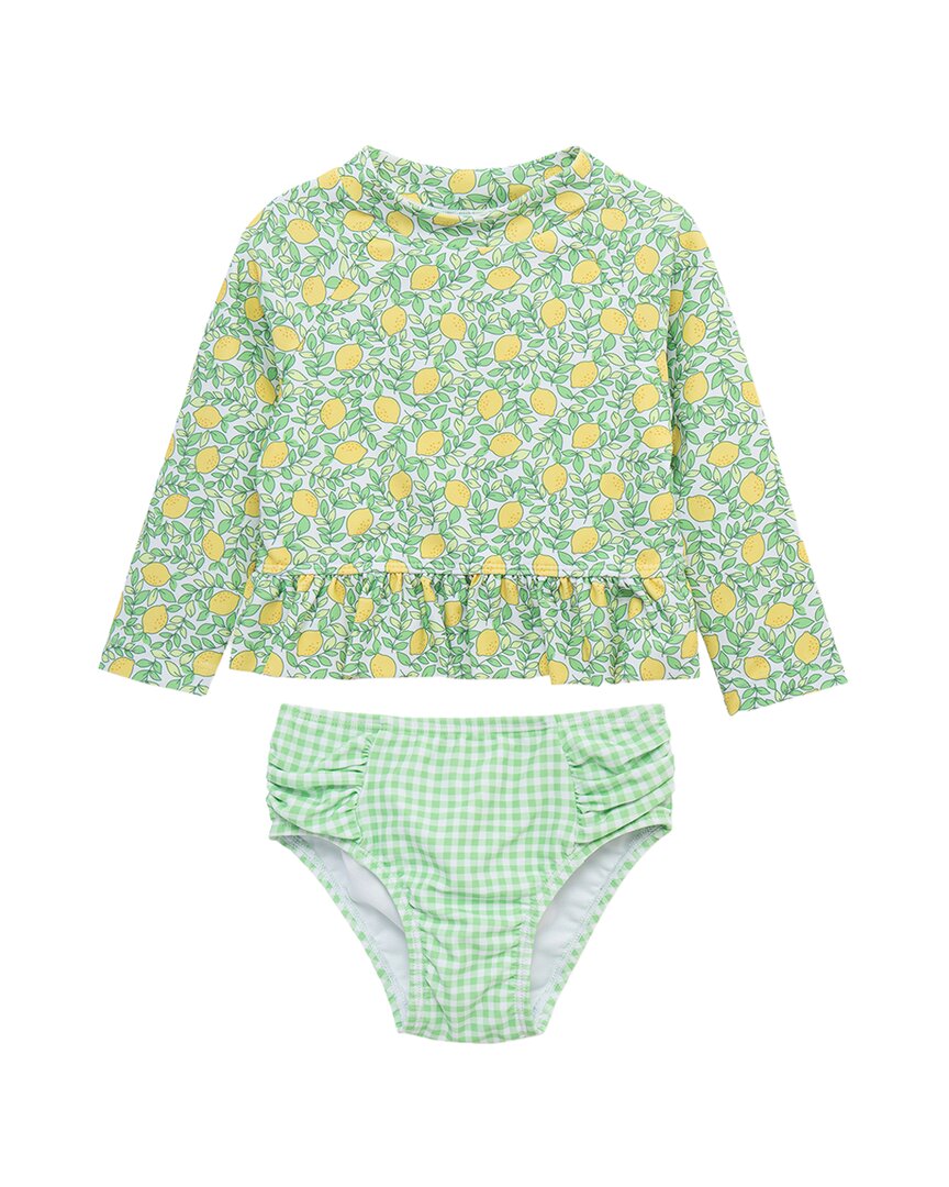 Little Me 2Pc Lemon Rashguard