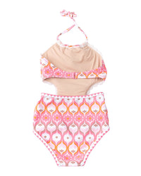 Shade Critters Summer Sorbet Girls Crochet Halter Swimsuit