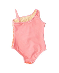 Shade Critters Girls Sequin One-Shoulder One Piece Swimsuit