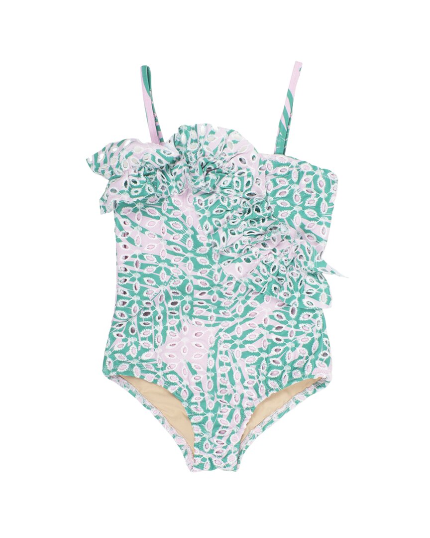 Shade Critters Ruffle One-Shoulder Swimsuit