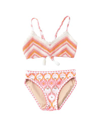 Shade Critters Summer Sorbet Girls Crochet Tie Back Swimsuit