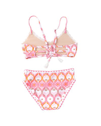 Shade Critters Summer Sorbet Girls Crochet Tie Back Swimsuit