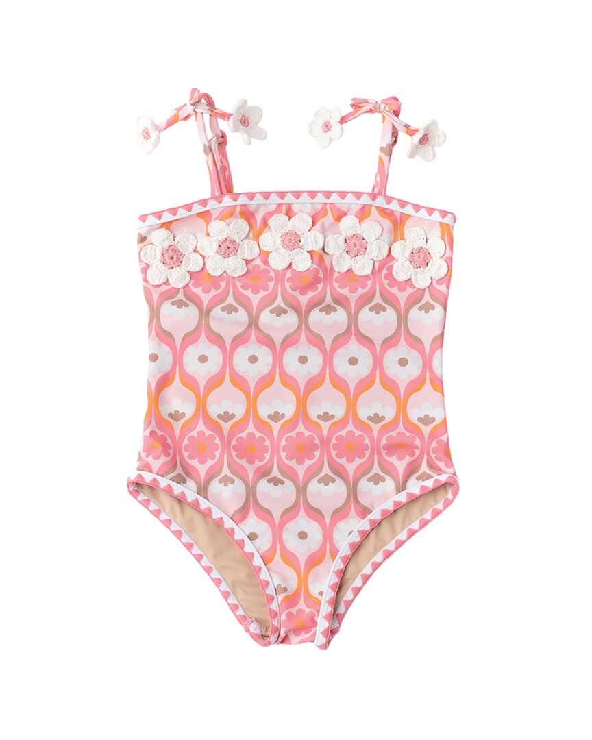 Shade Critters Summer Sorbet Girls Crochet Daisy Swimsuit