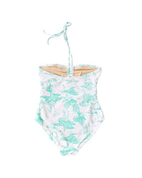 Shade Critters Mermaid Toile Girls Halter Cut Out Swimsuit