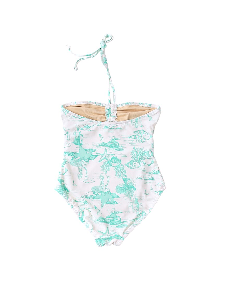 Shade Critters Mermaid Toile Girls Halter Cut Out Swimsuit