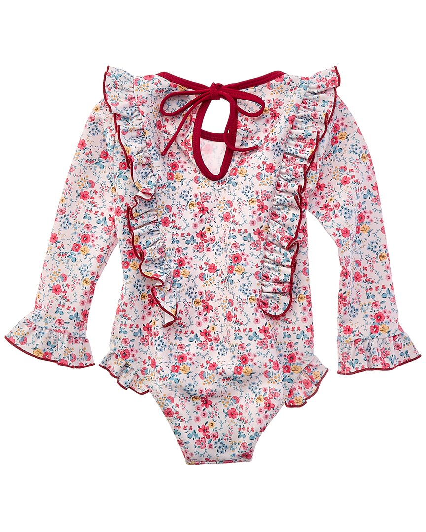 Pepa London Pepa London Louisa Floral Ruffle Trim One-Piece