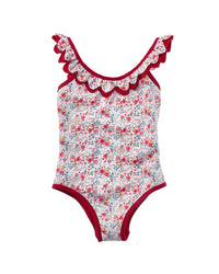 Pepa London Pepa London Louisa Floral Ruffle Trim One-Piece