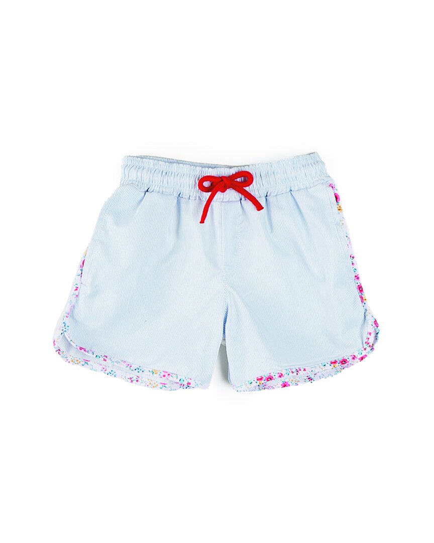 Pepa London Pepa London Striped Contrast Trim Swim Short