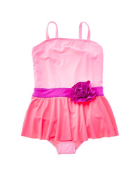 Beach Lingo Rosette Skirted One-Piece
