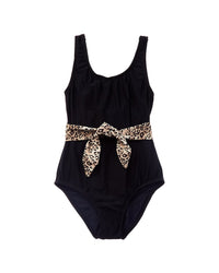 Pilyq Belted Bow One-Piece