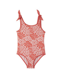 Kensie 2-Tone Floral Swimsuit