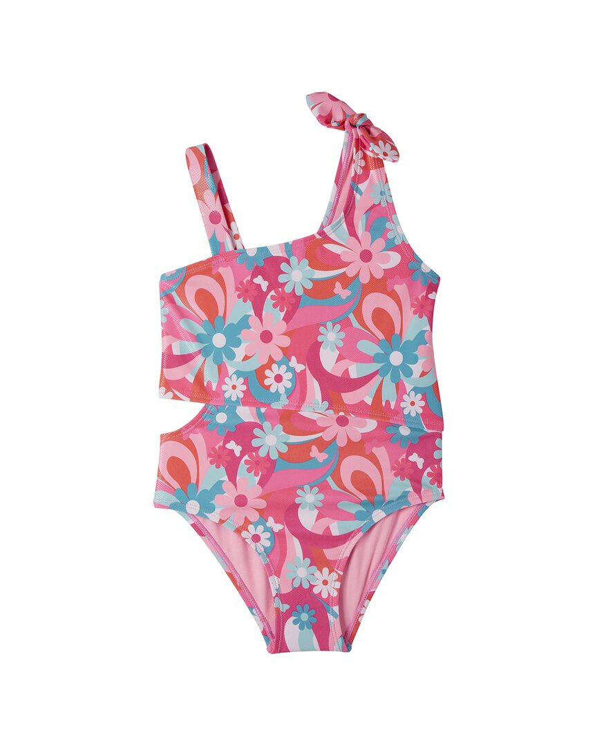 Kensie Retro Floral Swimsuit